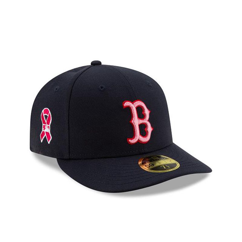 MLB Boston Red Sox Mother's Day Low Profile 59Fifty Fitted (BRY4162) - Blue New Era Caps